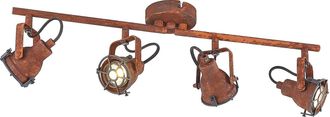 Lindby Foco scabra En Marr&oacute;n De Metal - Lindby
