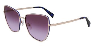Liu Jo LJ159S 714 Womens Sunglasses Gold Size 58