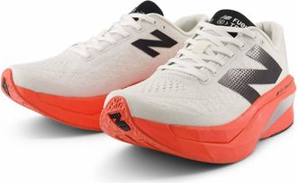 New Balance Mens Fuelcell Supercomp Trainer V3 Shoe In Urgent Red/sea Salt