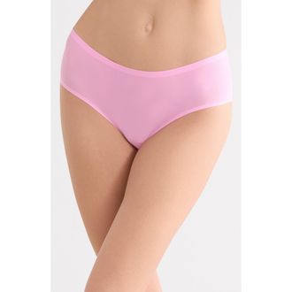 Chantelle Soft Stretch Seamless Hipster Panties in Peony Pink at Nordstrom