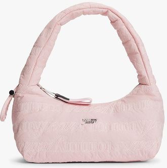 Tommy Hilfiger Womens Tommy Jeans Embroidered Shoulder Bag - Pink