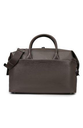Hedgren Nostos Faux Leather Weekend Travel Bag in Espresso at Nordstrom