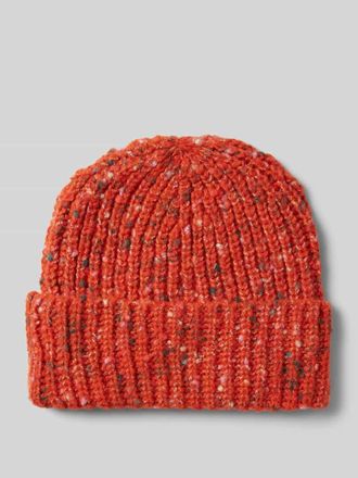 Christian Berg Strickm&uuml;tze mit Woll-Anteil in Orange, Gr&ouml;&szlig;e 1