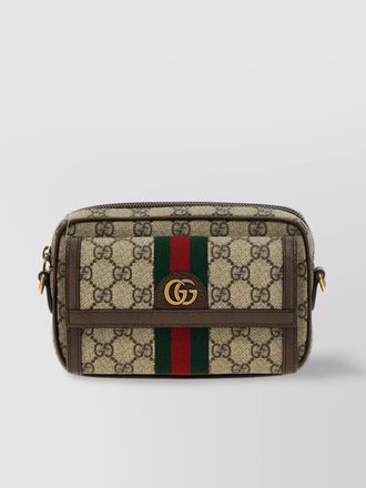 Gucci coated canvas gg supreme messenger bag