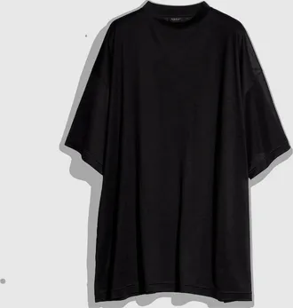 Gucci Oversize Light Silk Jersey T-shirt, Size XXXL, Black, Ready-to-wear