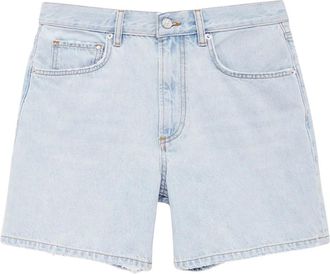 Anine Bing Delaney Short - Dames - Denim shorts - Blauw - W29 - Katoen - Korte Broeken