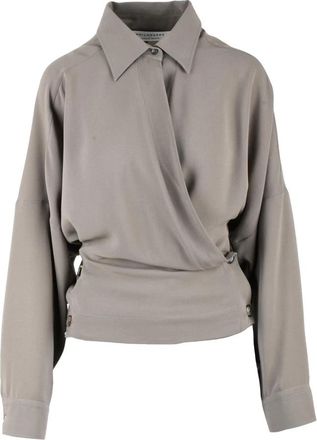 Philosophy di Lorenzo Serafini Blouses - Dames - Blouses - Groen - S - Polyester - Overhemden