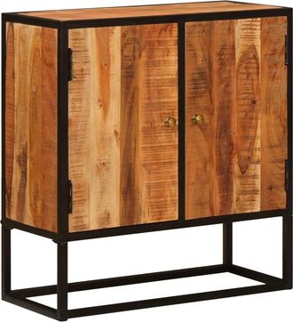 vidaXL Aparador Beta Natural 70 X 30 X 75 Cm Madera De Acacia S&oacute;lida Vidaxl