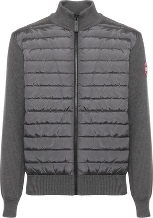 Canada Goose Hy Bridge Knit Jacket - Heren - Winterjassen - Grijs - S - Wol - Jassen