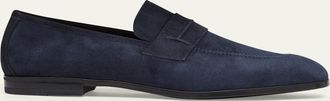 Tom Ford Mens Sean Suede Penny Loafers