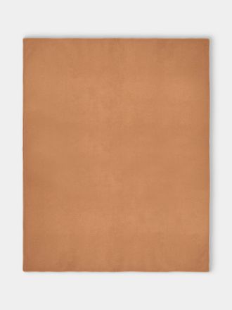 Denis Colomb Gobi Stitched-Edge Camel Wool Bed Blanket (110in/2.8m)