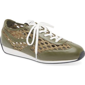 Rag & Bone Retro Runner Slim Sneaker in Loden Woven at Nordstrom Rack, Size 6.5Us / 36.5Eu