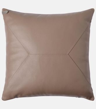 Brunello Cucinelli Monili leather cushion