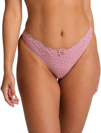 Hunkem&ouml;ller Marine Thong in Pink at Nordstrom, Size X-Large