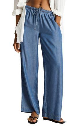 Sea Level Australia Surf Tide Cover-Up Pants in Denim at Nordstrom, Size X-Large