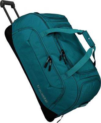 Travelite Koffer TRAVELITE Kick Off XL, Damen, Gr. B/H/T: 77cm x 41cm x 38cm 120 l, blau (petrol), Polyester, Koffer Koffer