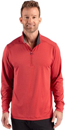 Cutter & Buck Forge Recycled Four-Way Stretch Mens Quarter Zip Pullover