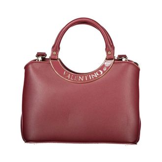 Valentino Handbags, female, Red, Size: ONE SIZE Polyethylene Handbag with Textured Design