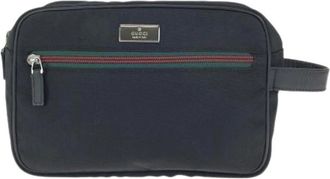 Gucci Pre-owned Borsa a Mano in Nylon - - Pre-owned - Uomo - Nero - ONE SIZE