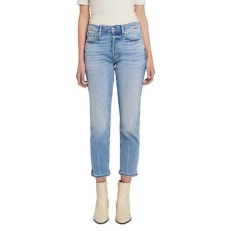 7 For All Mankind Womens 7 For All Mankind Josefina Crop Jeans Blue High Rise Slim Fit JDM2726