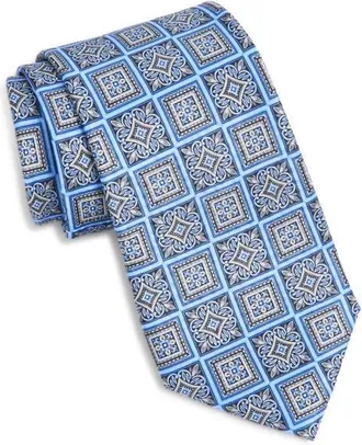 Nordstrom Silk Tie in Lt Blue at Nordstrom