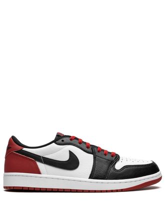 Nike Jordan Air Jordan 1 Low OG Black Toe sneakers - unisex - Leather - 12.5 - White