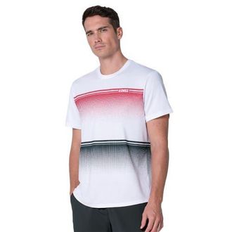 K-Swiss Gradient Descent Mens Tennis Shirt in White/black at Nordstrom, Size Large