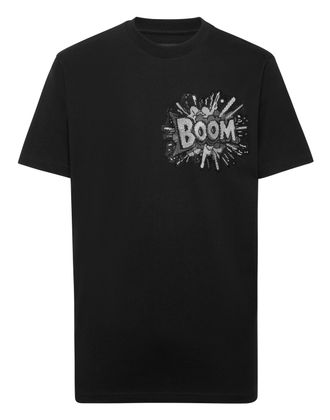 Philipp Plein Round Neck T-Shirt Boom Stones
