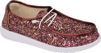 Corkys Footwear Womens Glitter Kayak Shoes In Mixed Berry