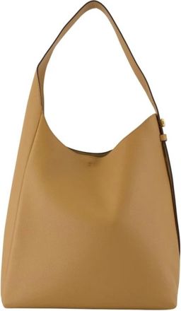 Tory Burch Romy Hobo Bag - Dames - Schoudertassen - Beige - ONE Size - Leer - Tassen