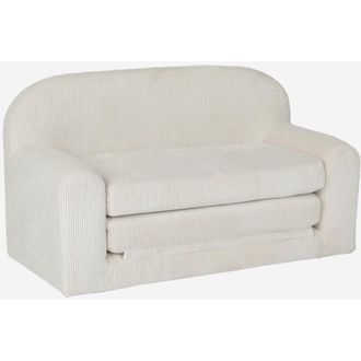 Sweeek Sofá cama infantil de pana desplegable