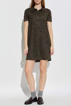 A.P.C. Dress With Lurex Thread, Womens, Gold