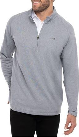 Travis Mathew Upgraded Half Zip Pullover in Heather Grey at Nordstrom Rack, Size Xxx-Large