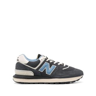 New Balance Sneakers, male, Gray, 7 1/2 UK, Grey Trainers with Colour-Block Design