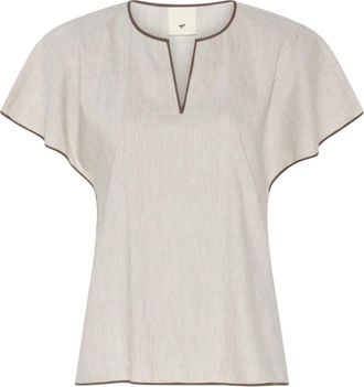 Julie Fagerholt - Heartmade Blusa HMTikan - Blouses & Shirts - Mujer - Beige - XL