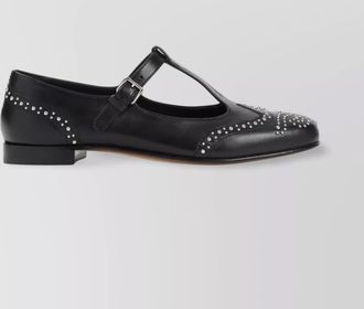 Churchs studded t-bar sandals cut-out design