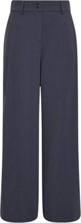 Moss Copenhagen MSCHLauretta HW Pants - Dames - Broeken - Blauw - Maat: S Wol