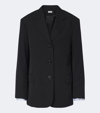 Loewe Blazer Double L in lana