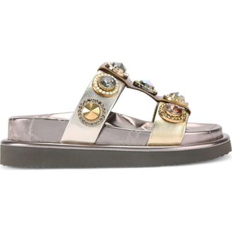 Kurt Geiger Orson Multi Stud Slide Sandal in Metallic Gold at Nordstrom Rack, Size 6.5