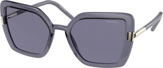 Prada PR 09WS 06M420 Womens Sunglasses Blue Size 54