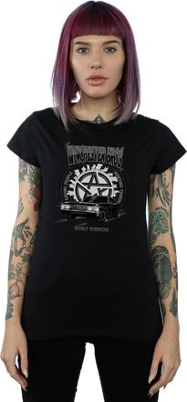 SuperNatural Absolute Cult Supernatural Womens Winchester Bros T-Shirt Medium Black