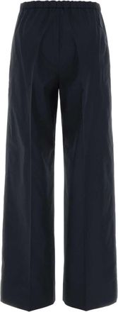 Moncler Womens Cotton Trousers Navy