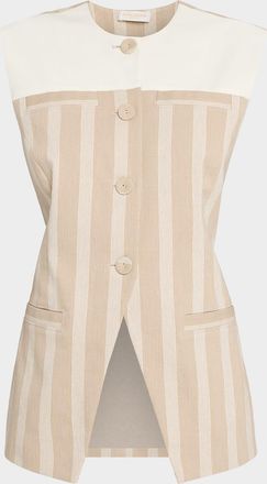 Ramy Brook Nicola Striped Vest