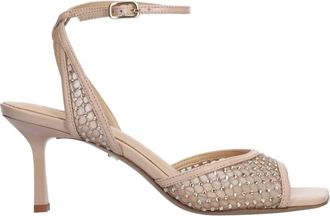 Lola Cruz Schoenen, Dames, Beige, 38 EU, Leer, Carmen Heel Sandal 65