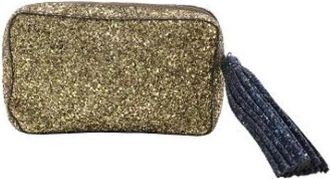 Anya Hindmarch Pre-owned Twinkle Clutch - Dames - Vintage Clutch - Geel - ONE Size - Su&egrave;de - Vintage