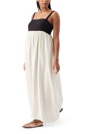 Ripe Olivia Dress in Natural /Black at Nordstrom, Size Medium