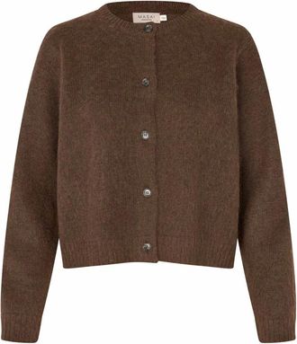 Masai Lange Mouwen Vest - Dames - Truien - Bruin - Maat: M