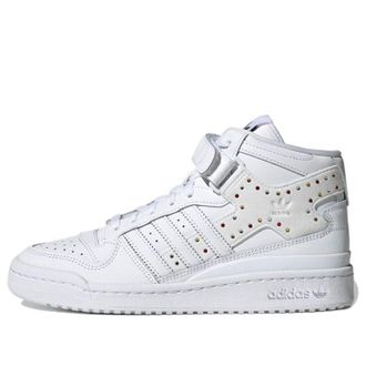 adidas (WMNS) adidas Swarovski x Forum Mid White Black GY0819