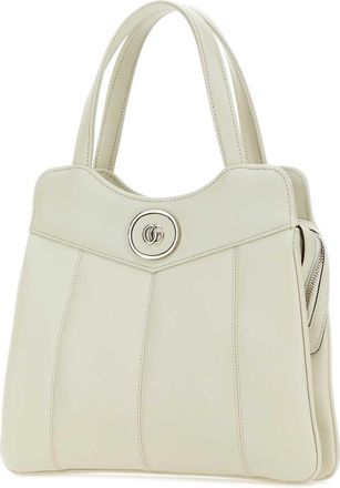 Gucci Womens Chalk Leather Small Petite Gg Handbag 9022 Borse A Mano Bag