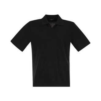 Herno Polo Shirts, male, Black, Size: XL Herno T-shirts and Polos Black
